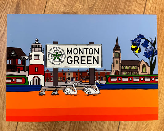 Monton Green - Art print by Peter Ramsay